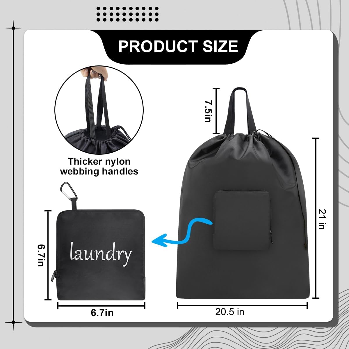 Travel Laundry bags Dirty Clothes Travel Bag HLC401