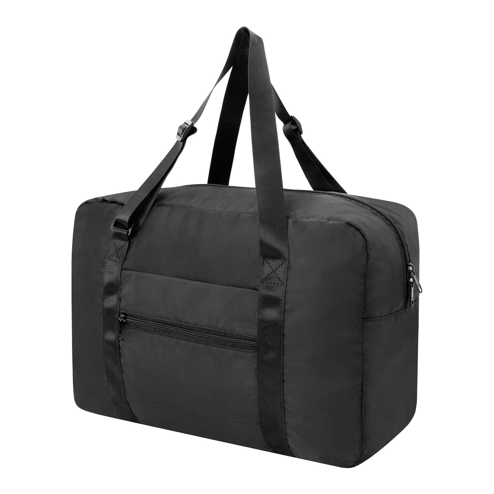 Foldable Travel Duffel Bag For Women & Men gym bag Luggage HLC403 (black)