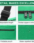 HOLYLUCK Foldable Travel Duffel Bag For Women & Men Luggage - Kelly green HLC008