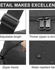 HOLYLUCK Foldable Travel Duffel Bag For Women & Men Luggage Great for Gym - large black HLC408