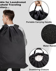 Laundry Bag Backpack, Laundry Bag With Shoulder Straps HRS12