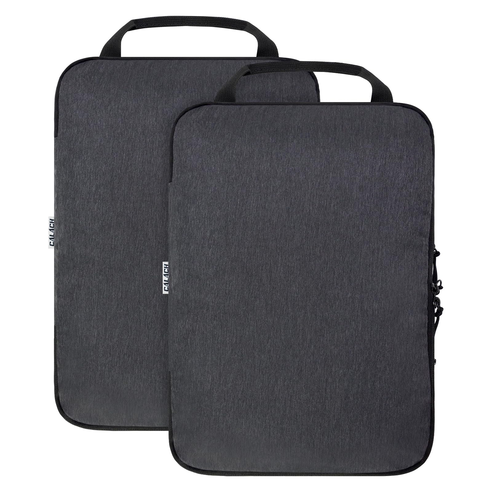 2 Set Compression Bags Travel Cubes for Packing Suitcase Organizer Bags Set Black HRS06