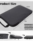 2 Set Compression Bags Travel Cubes for Packing Suitcase Organizer Bags Set Black HRS06
