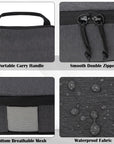2 Set Extra Large Compression Packing Cubes for Travel Black HRS07