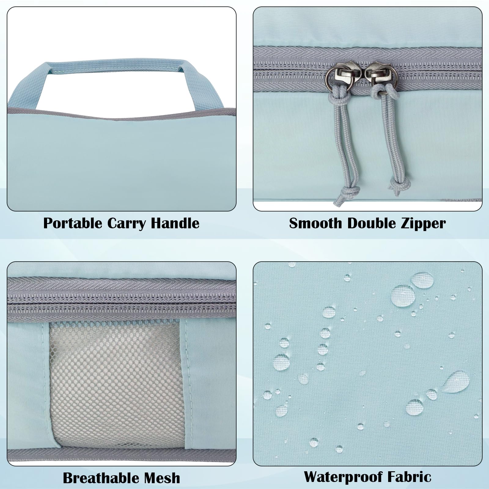 2 Set Extra Large Compression Packing Cubes for Travel Blue HRS07