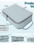 2 Set Extra Large Compression Packing Cubes for Travel Blue HRS07