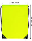 2PCS Drawstring Bags Bulk, String Backpack Bright Yellow HRS10