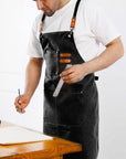 Kitchen Chef Apron 6 Pockets Black HLC062
