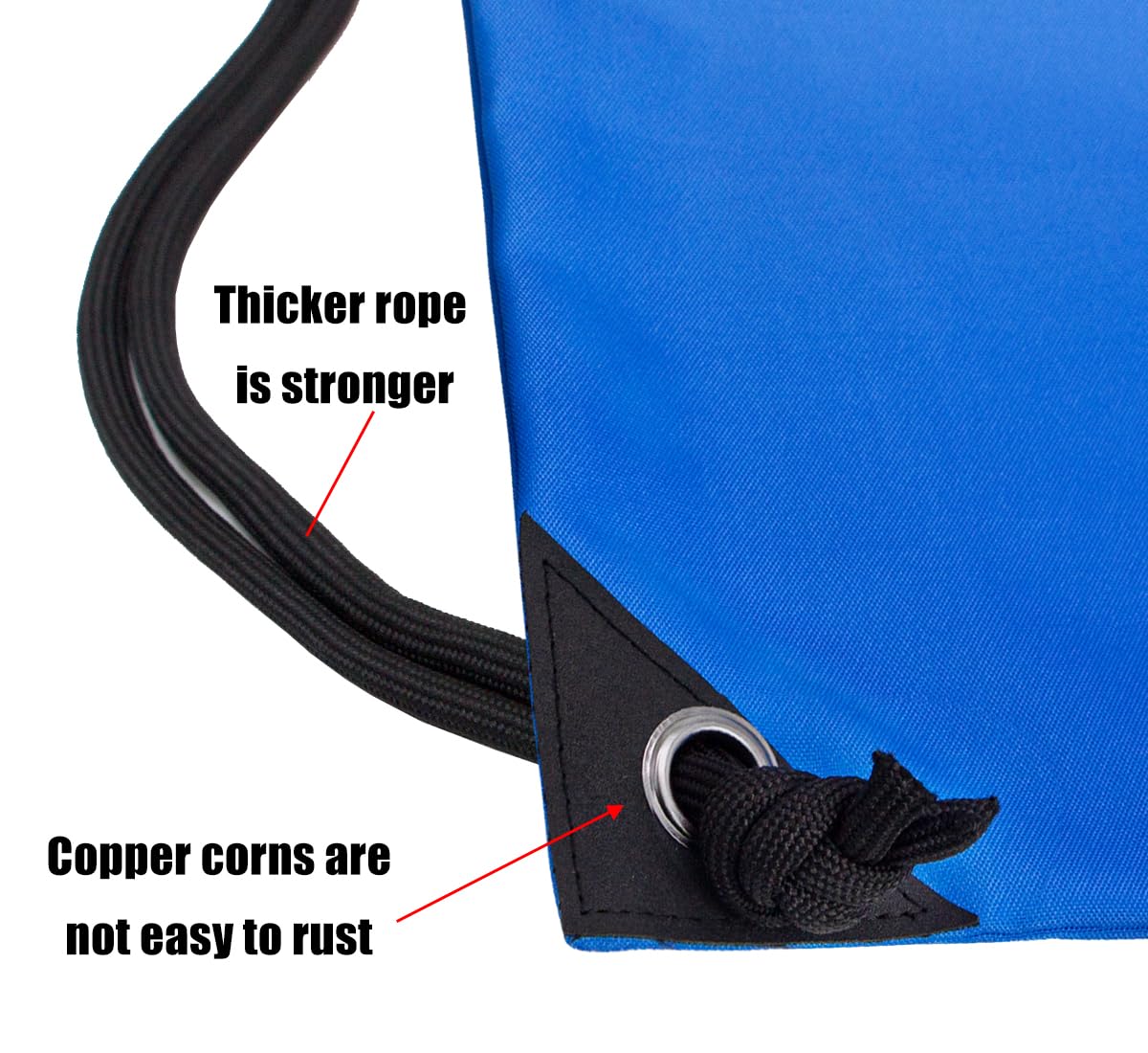 HOLYLUCK Drawstring Backpack Bag Sport Gym Sackpack Gradient Blue HLC001
