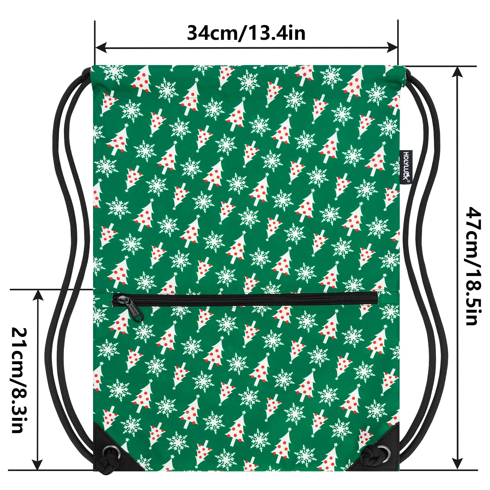 Holyluck Drawstring Backpack Bag Sport Gym Sackpack 