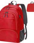HOLYLUCK 20L lightweight packable Hiking Daypack Foldable Backpack HLC410 Red