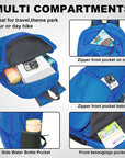 HOLYLUCK 20L lightweight packable Hiking Daypack Foldable Backpack HLC410 Blue