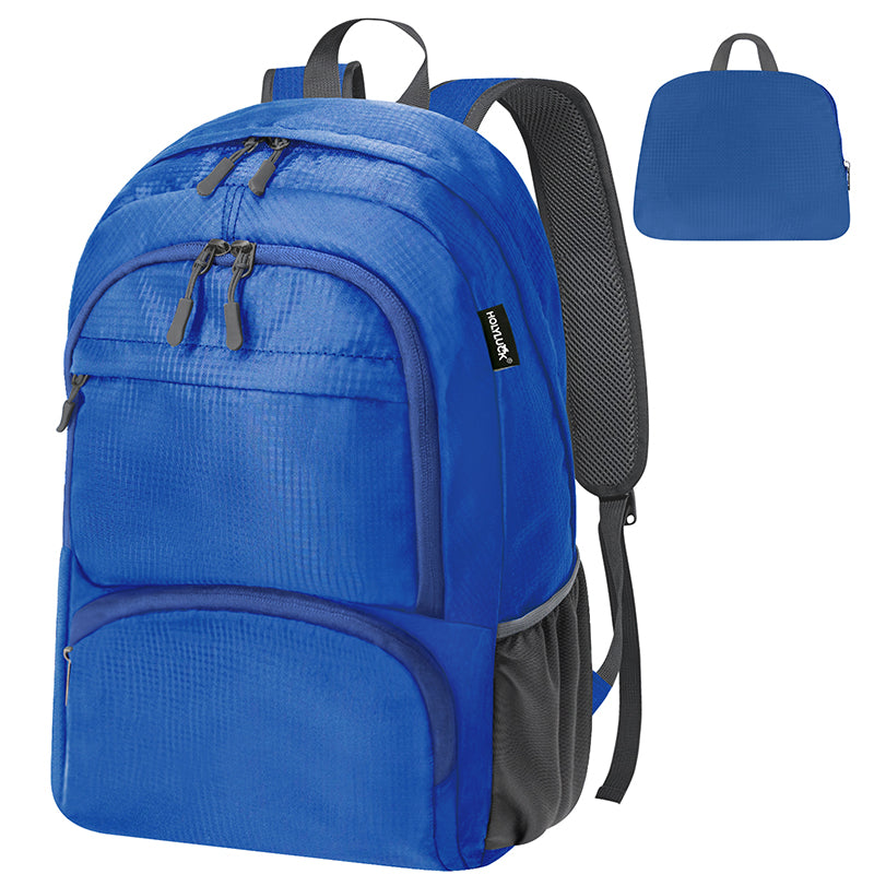 HOLYLUCK 20L lightweight packable Hiking Daypack Foldable Backpack HLC410 Blue