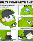 HOLYLUCK 20L lightweight packable Hiking Daypack Foldable Backpack HLC410 Green