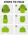 HOLYLUCK 20L lightweight packable Hiking Daypack Foldable Backpack HLC410 Green