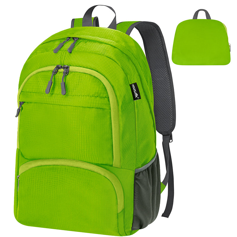 HOLYLUCK 20L lightweight packable Hiking Daypack Foldable Backpack HLC410 Green