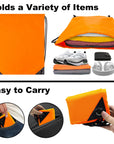 2PCS Drawstring Bags Bulk, String Backpack Orange HRS10