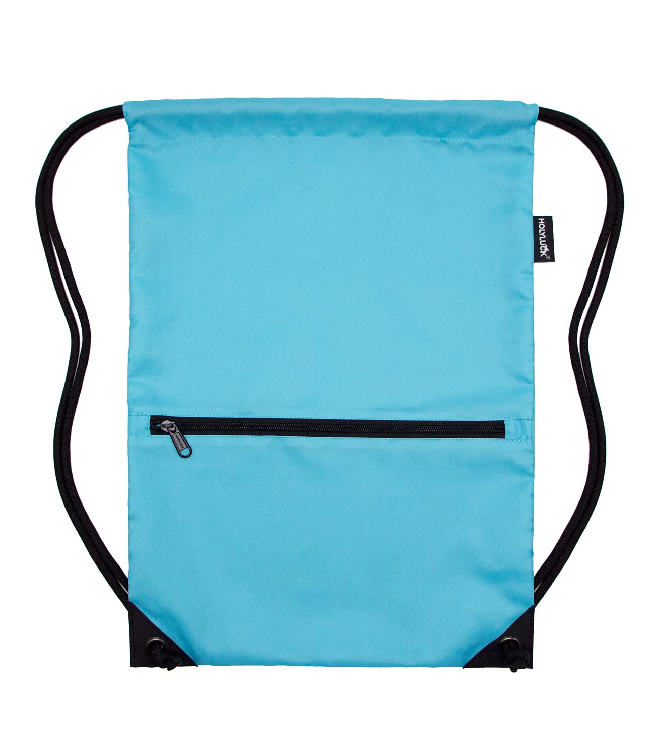 HOLYLUCK Drawstring Backpack Bag Sport Gym Sackpack Sky Blue HLC001
