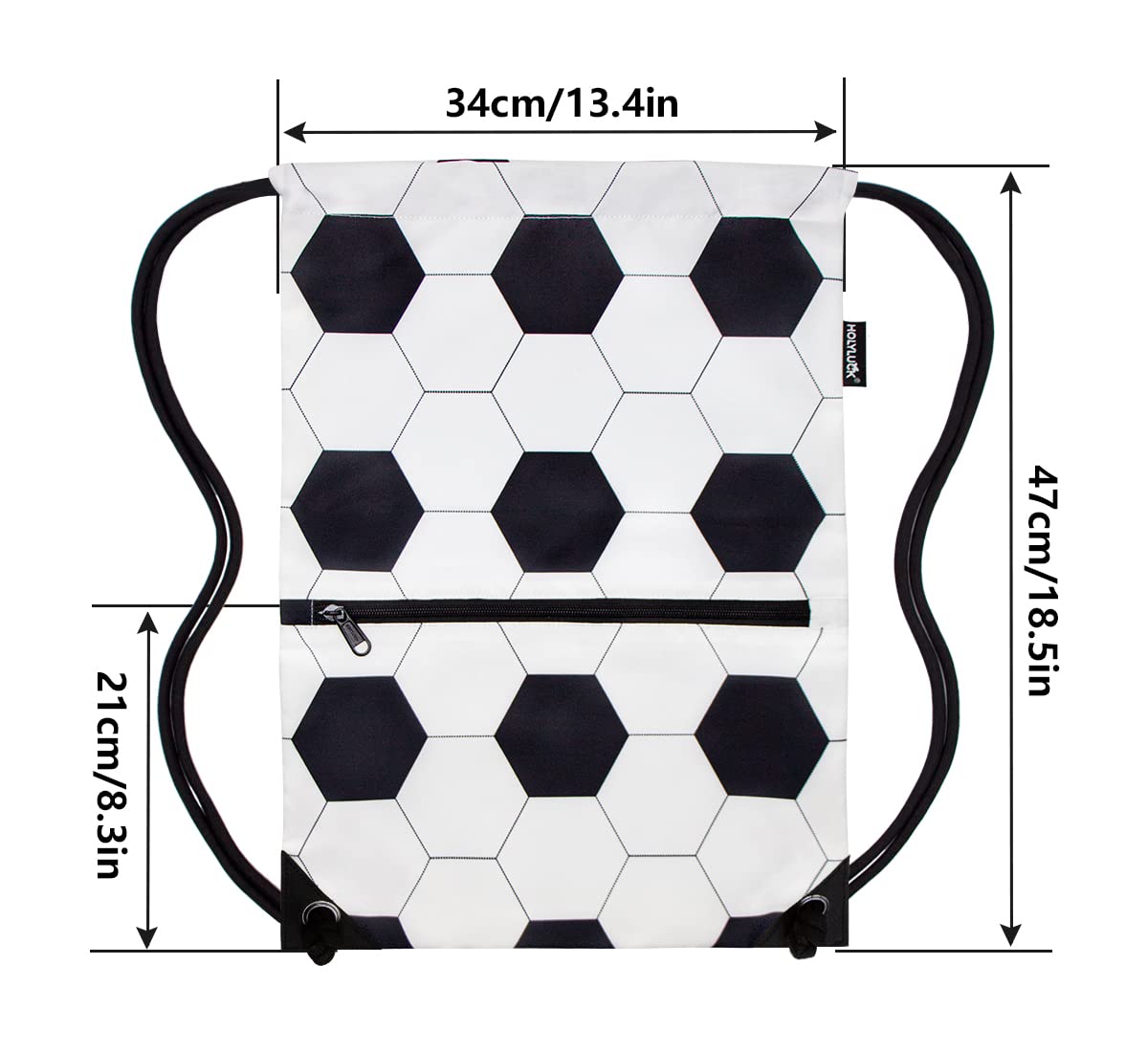 HOLYLUCK Drawstring checkered  Backpack Bag Sport Gym Sackpack Holyluck Drawstring Backpack Bag Sport Gym Sackpack  main image 4