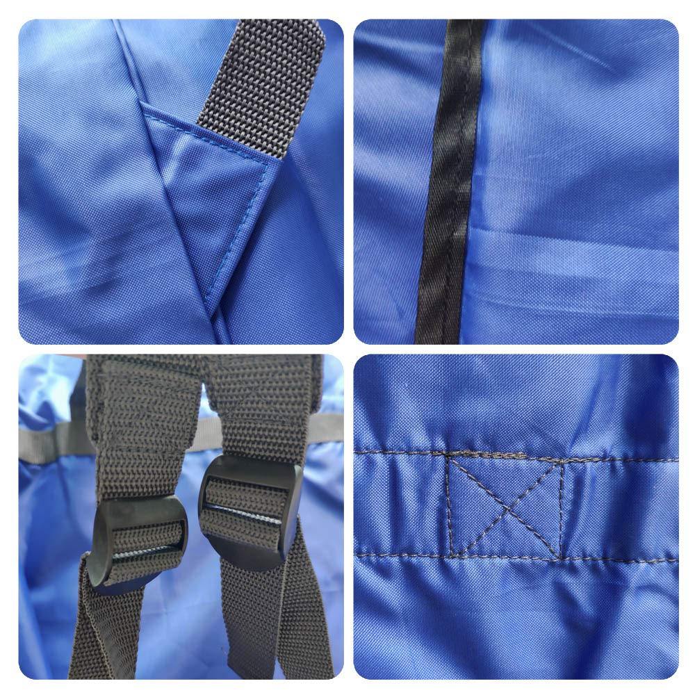 Laundry Bag Backpack 27” x 34” Sturdy Laundry Bag Blue HLC018