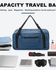HOLYLUCK Foldable Travel Duffel Bag For Women & Men Luggage Great for Gym - Airforce blue HLC008