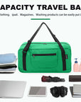 HOLYLUCK Foldable Travel Duffel Bag For Women & Men Luggage - Kelly green HLC008