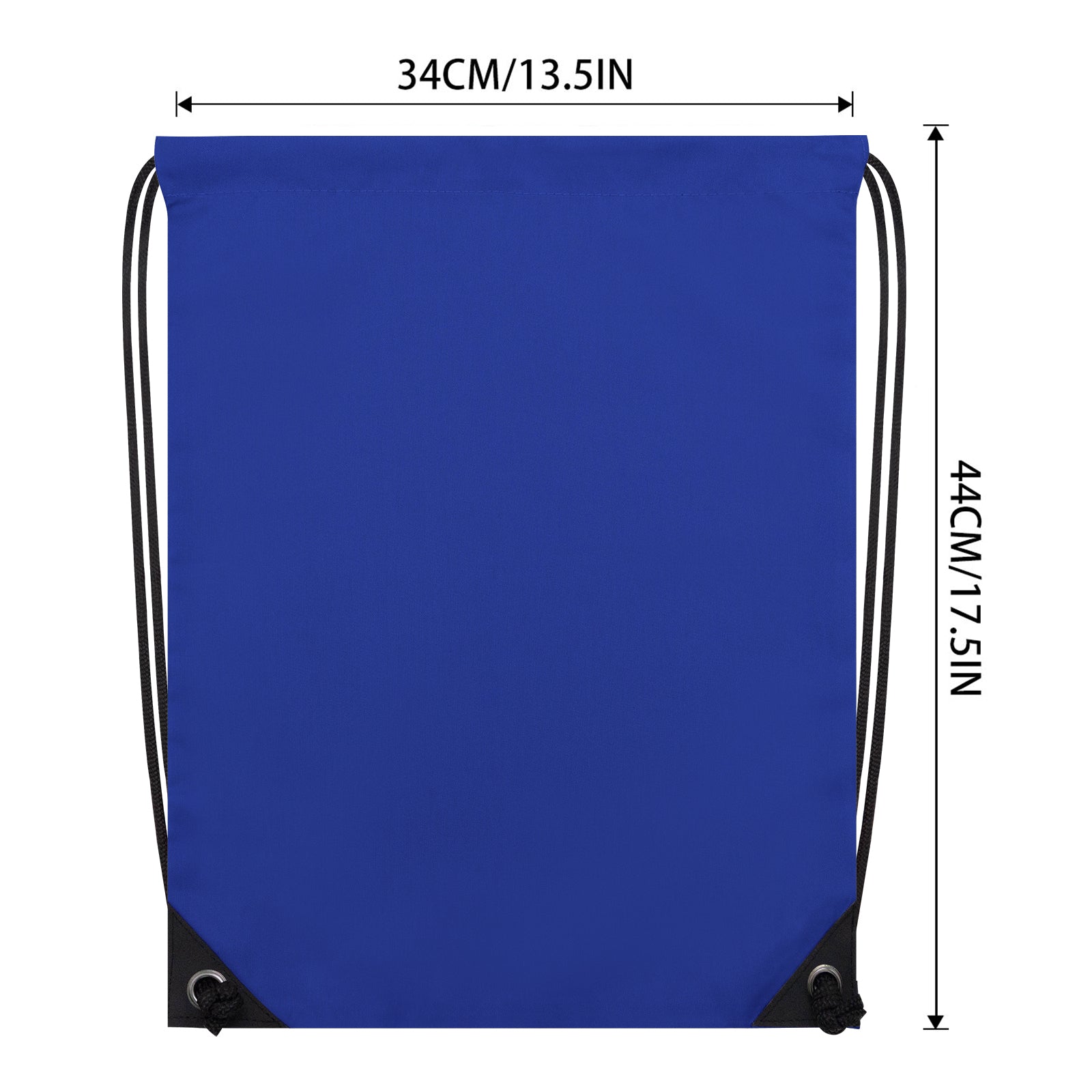 2PCS Drawstring Bags Bulk, String Backpack Ocean Blue HRS10