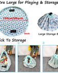 Toy Storage Bag and Play Mat