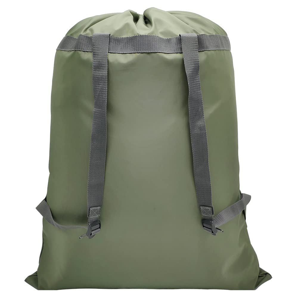 Army Green Extra Large Laundry Bag Backpack HLC018