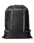 Black Extra Large Laundry Bag Backpack(BLACK) HLC018