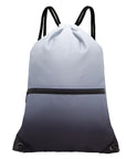 Drawstring Backpack Bag Sport Gym Sackpack Gradient Black HLC001
