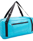 Foldable Travel Duffel Bag For Women & Men Luggage Great for Gym - sky blue HLC008