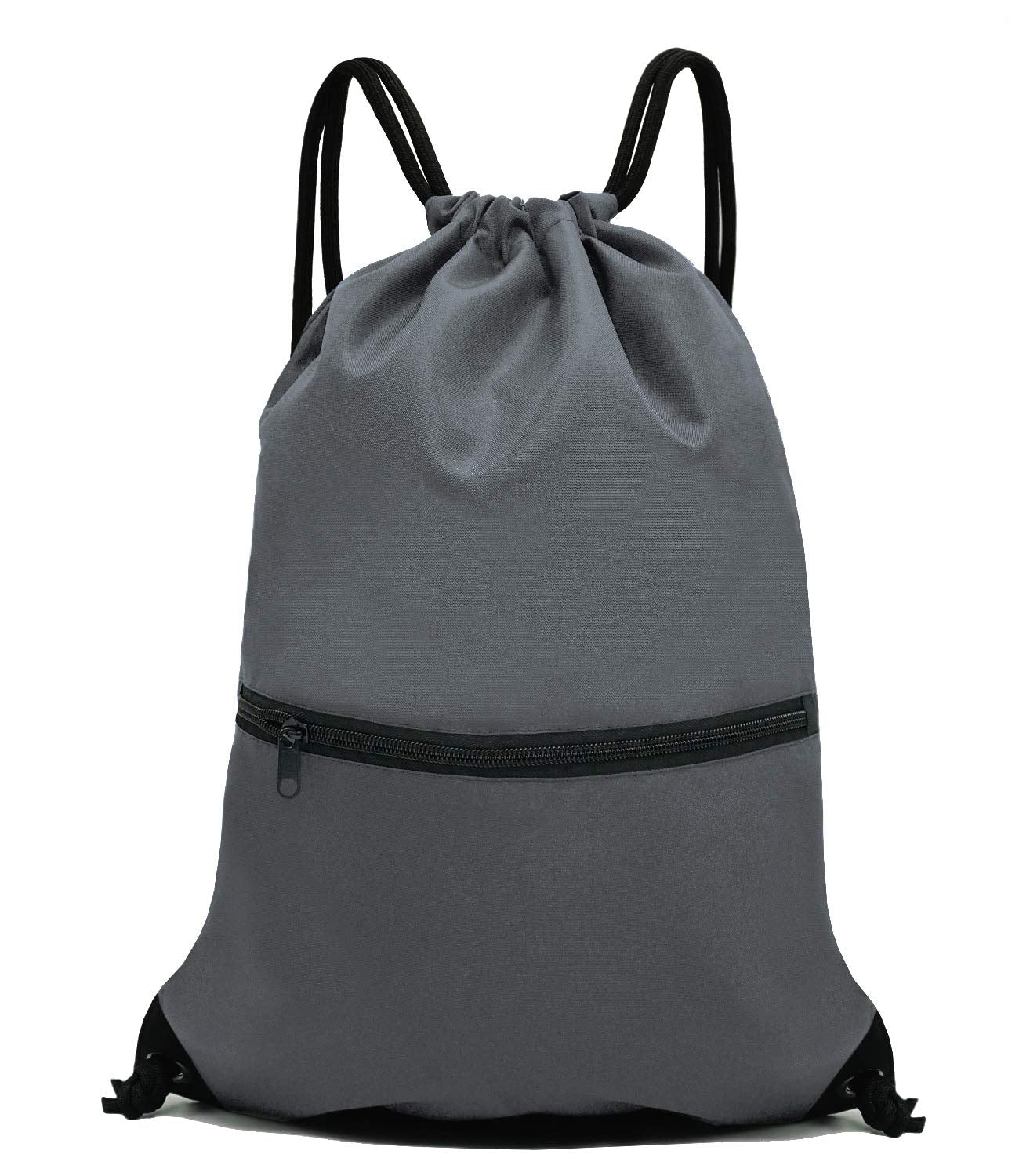 Drawstring Backpack Bag Sport Gym Sackpack  Dark Grey HLC001