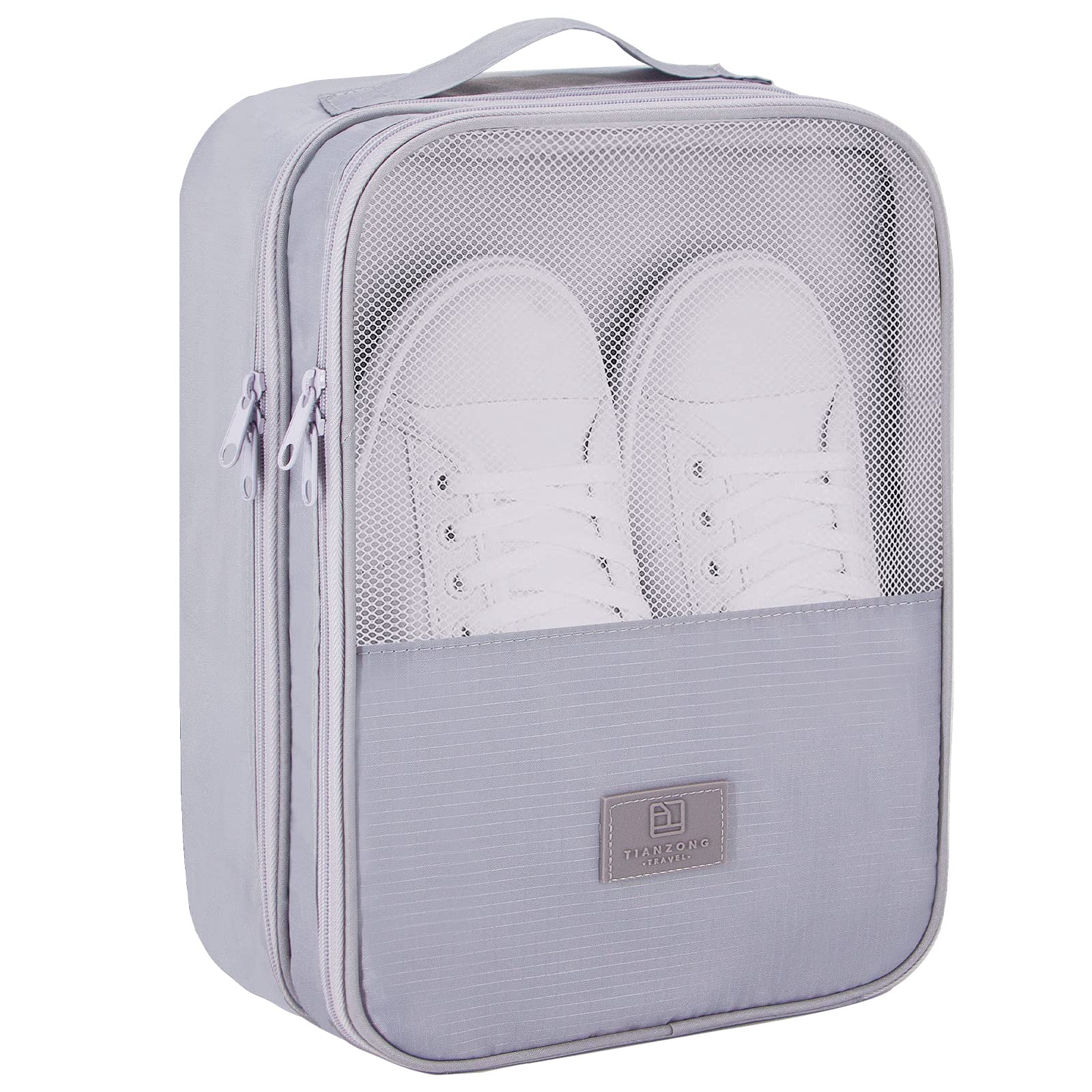 Shoe Bag for Travel Holds 3 Pair of Shoes with Zipper HLC064