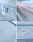 6 Set Travel Packing cubes luggage Organizer Waterproof Shoe Bag Blue  HLC019