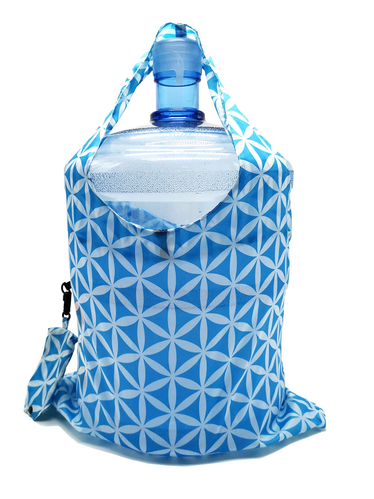 Grocery Bags Heavy Duty Foldable Shopping Tote Bag Blue HLC002