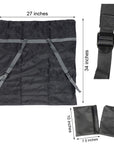 Black Extra Large Laundry Bag Backpack(BLACK) HLC018