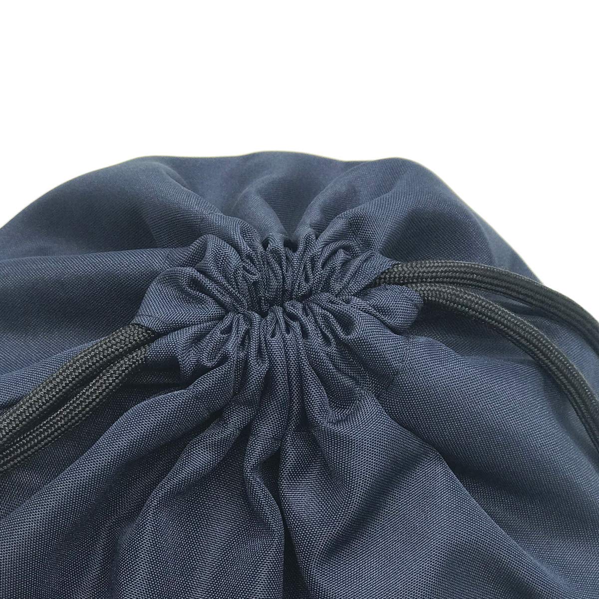 Outdoor Sport Gym Sack Waterproof Drawstring Backpack Bag Navy