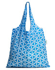 Grocery Bags Heavy Duty Foldable Shopping Tote Bag Blue HLC002