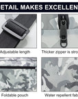 Foldable Travel Duffel Bag For Women & Men Luggage Great for Gym (arctic camo) HLC008