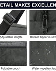 Foldable Travel Duffel Bag For Women & Men Luggage Great for Gym (midnight camo) HLC008