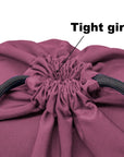 Outdoor Sport Gym Sack Waterproof Drawstring Backpack Bag Burgundy HLC001