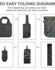 Grocery Bags Heavy Duty Foldable Shopping Tote Bag