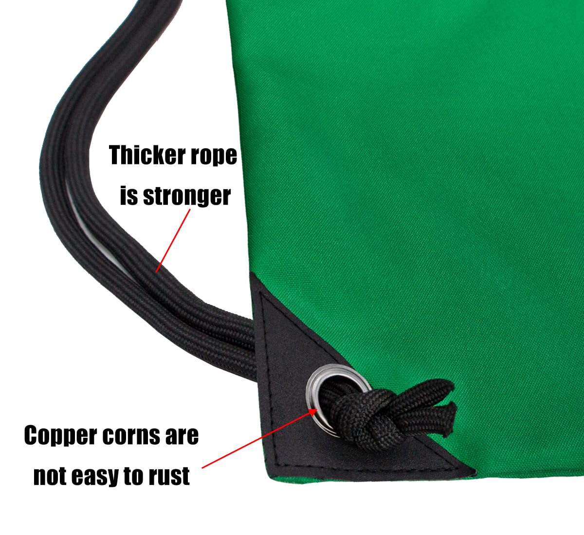 Drawstring Backpack Bag Sport Gym Sackpack Gradient Gradient Green HLC001