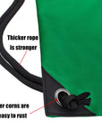 Drawstring Backpack Bag Sport Gym Sackpack Gradient Gradient Green HLC001