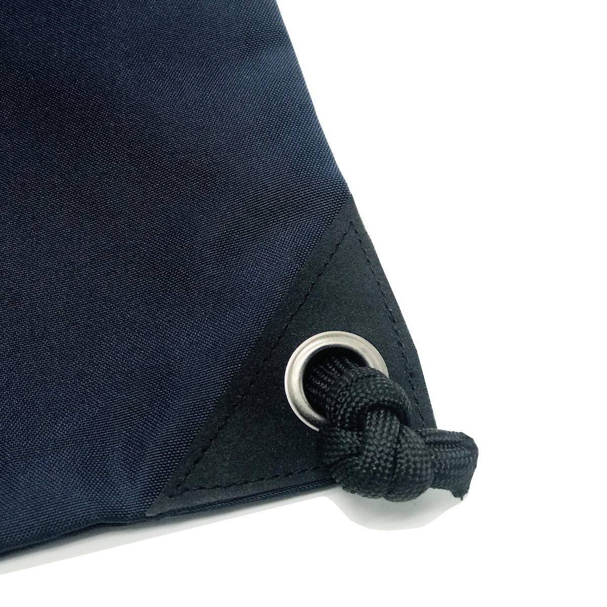 Outdoor Sport Gym Sack Waterproof Drawstring Backpack Bag Navy Blue HLC001
