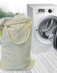2 Pack Cotton Laundry Bag with Handles & Drawstring Closure HLC071