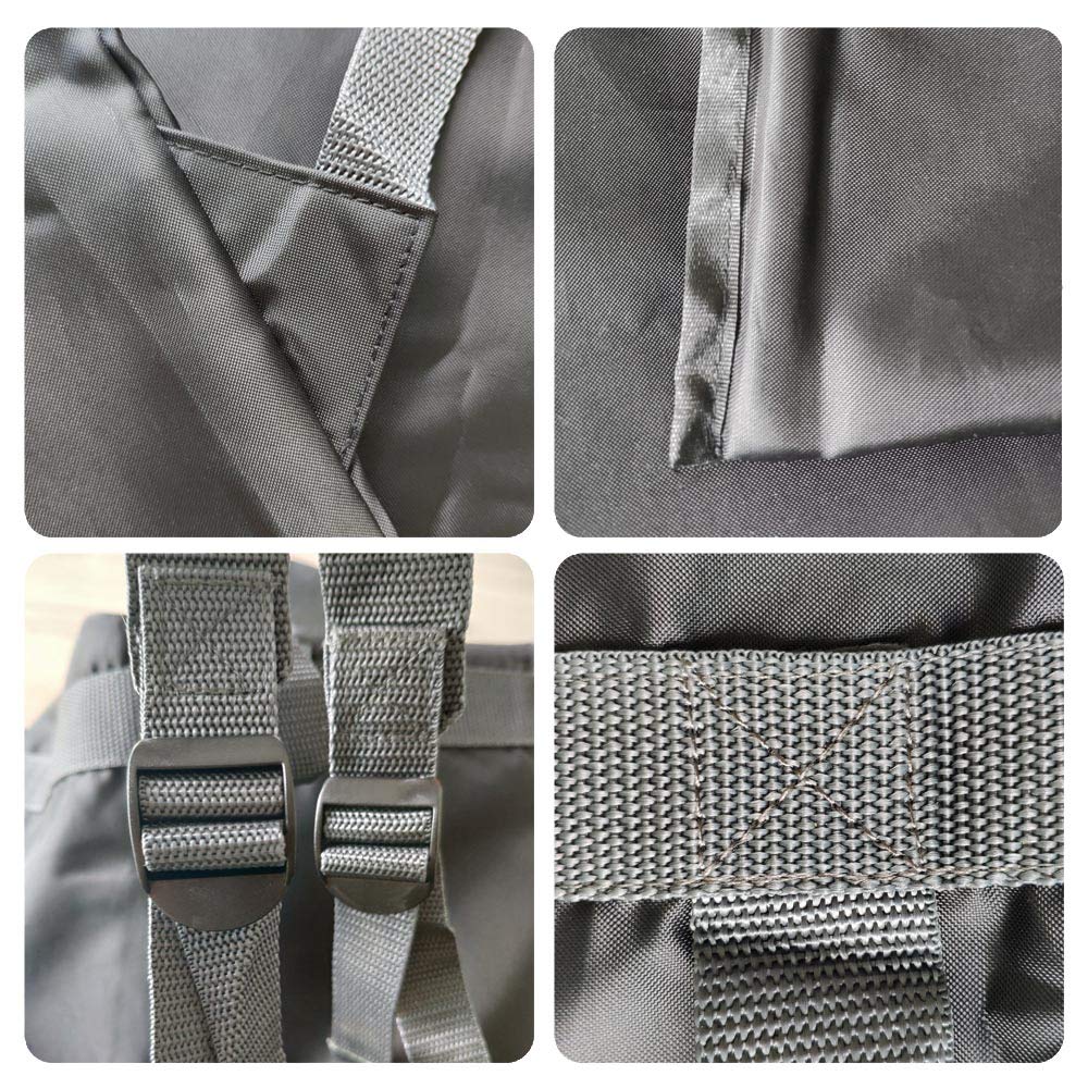Black Extra Large Laundry Bag Backpack(BLACK) HLC018