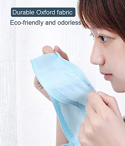 6 Set Travel Packing cubes luggage Organizer Waterproof Shoe Bag Blue  HLC019