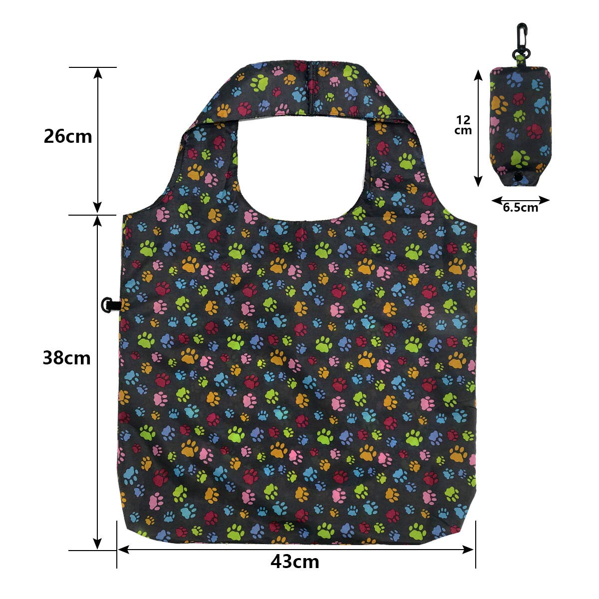 Grocery Bags Heavy Duty Foldable Shopping Tote Bag